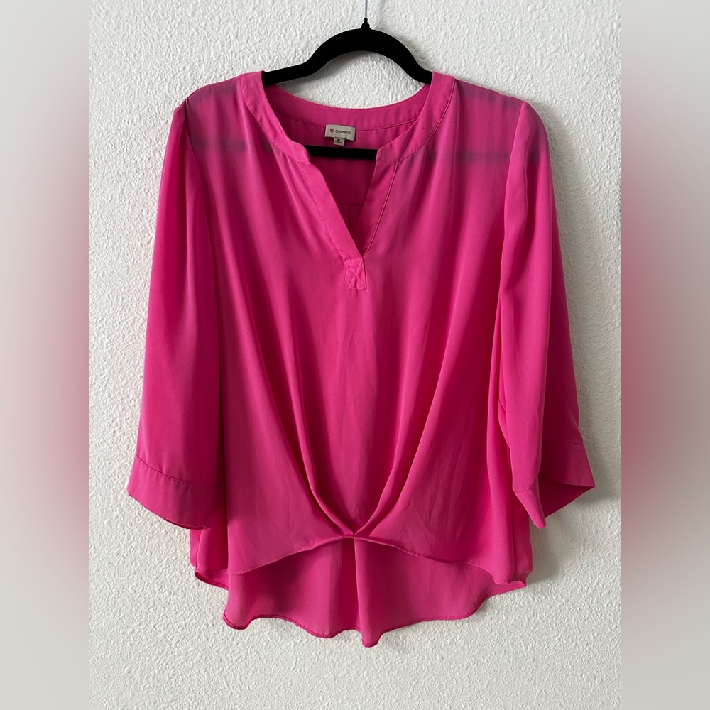 Anthropologie Cremieux Pink Blouse